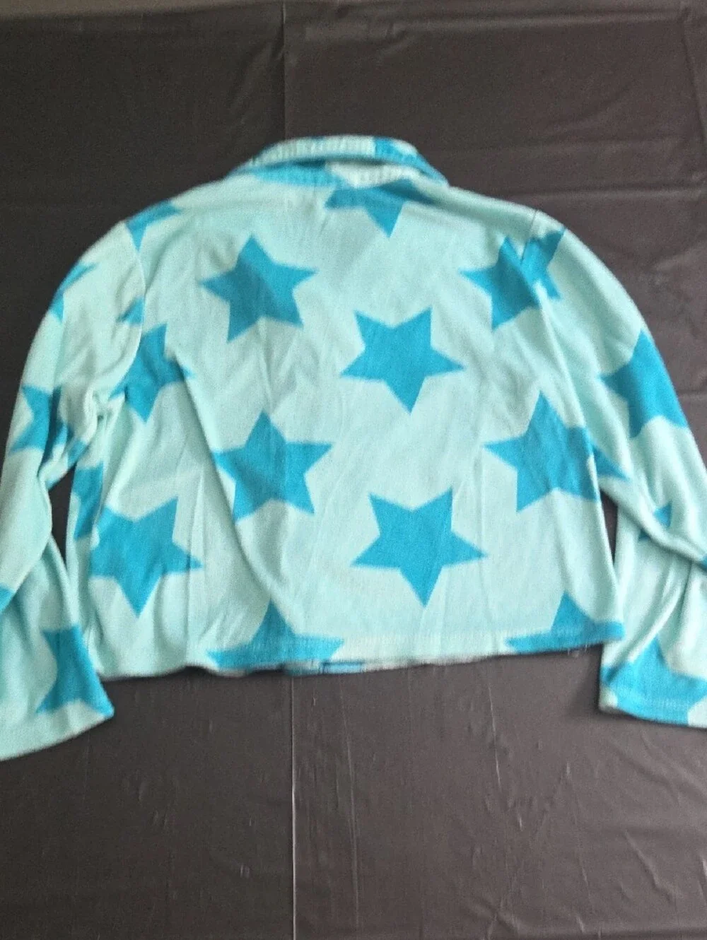 art class Teal Star Button-Front Pajama Set